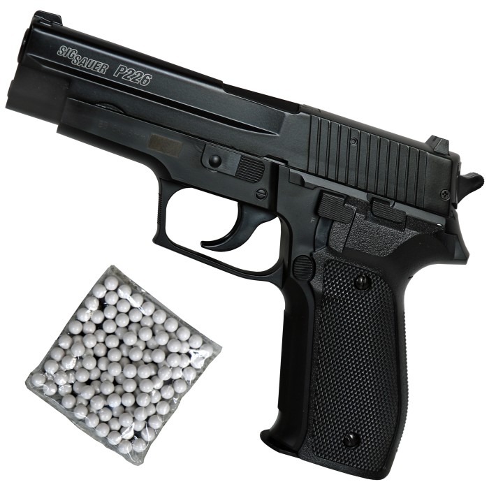 Sig Sauer, Airsoft Pistole, Federdruck, schwarz, 6mm, < 0,5 Joule